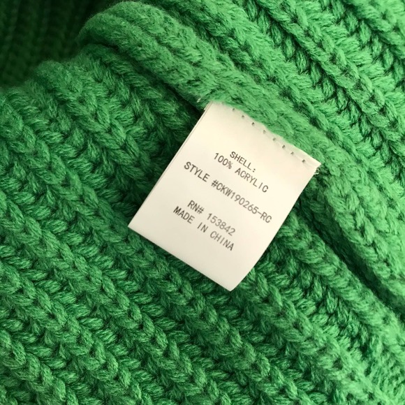 NWT Code X Mode Knit Green Cardigan Sweater - Picture 9 of 12